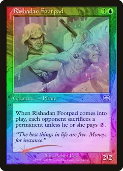 Rishadan Footpad FOIL Mercadian Masques NM Blue Uncommon MAGIC CARD ABUGames - Image 1