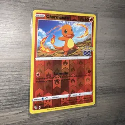 Charmander 008/078 Reverse Holo Pokemon Go Pokemon TCG Card NM - Image 1