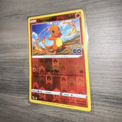 Charmander 008/078 Reverse Holo Pokemon Go Pokemon TCG Card NM - Image 2