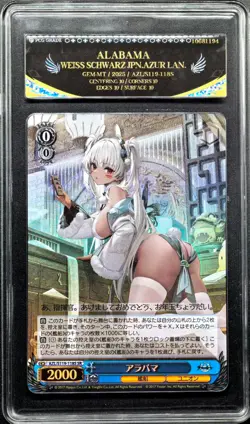 2025 Weiss Schwarz Cards JPN. Azur Lane Alabama SR S119-118S PCG 10 PRISTINE - Image 1