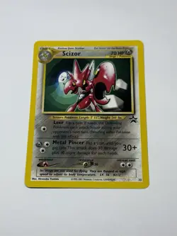 Scizor Black Star Promo 33 Pokemon Card TCG NM Vintage WOTC Wizards - Image 1