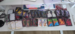 Pokemon TCG Card ETB Sleeves Lot of 29 ASSORTED MIX - Each Pack Has 65 - SEALED - Image 1