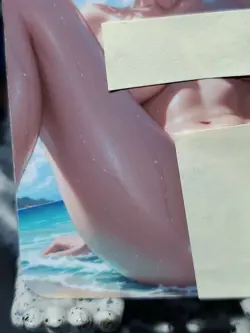 1/1 Only 1 Made Misty Beach Pokemon NSFW Topless Lonestar Customs Waifu Card - Image 5