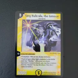 2004 Duel Masters Trading Card Sieg Balicula the Intense # 8/55 Holo Foil - Image 1