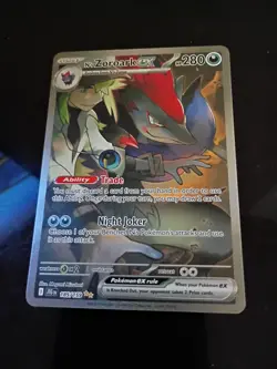 Pokemon TCG N's Zoroark EX Holo Card 185/159 Sv09: Journey Together NM - Image 3