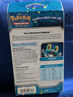 2013 Pokemon XY Froakie Starter Deck Card Box Unopened Factory Sealed - Image 2