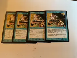 x4 Impulse Visions MTG Common LP/NM Magic The Gathering WOTC 1997 - Image 1