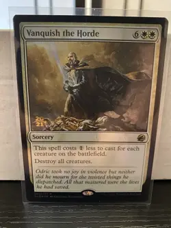MTG Vanquish the Horde - Foil art - Innistrad: Midnight Hunt #041/277 - Image 1