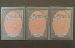 (3) Magic: The Gathering Forest (A) MTG Revised Edition VINTAGE MP - Image 2