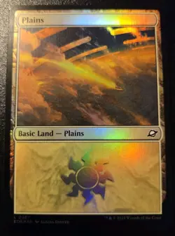 Plains 0267 Foil Land Edge Of Eternities Magic: The Gathering - Image 1