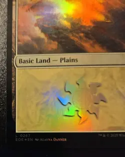 Plains 0267 Foil Land Edge Of Eternities Magic: The Gathering - Image 4