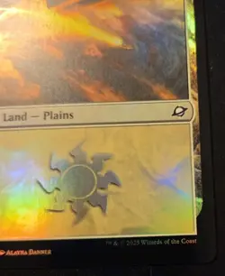 Plains 0267 Foil Land Edge Of Eternities Magic: The Gathering - Image 5