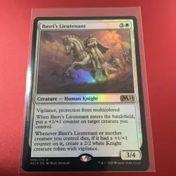 Basri's Lieutenant - FOIL - Magic 2021 Core Set M21 - Magic the Gathering MTG NM - Image 1