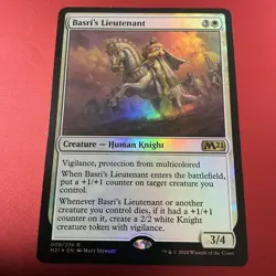 Basri's Lieutenant - FOIL - Magic 2021 Core Set M21 - Magic the Gathering MTG NM - Image 2
