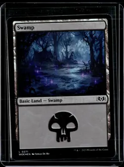 Swamp - 271 - Foil - WOE - NM - MTG Magic the Gathering - Image 1