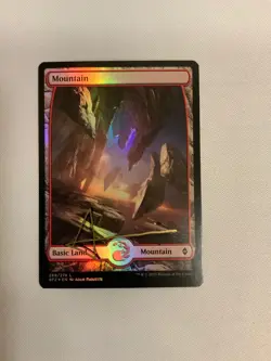 MTG Magic Mountain FOIL Signed F&B Artist Proof x1 Battle For Zendikar Paquette - Image 1