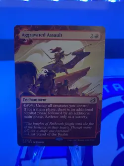 Aggravated Assault Wilds of Eldraine: Enchanting Tales Regular - Image 1