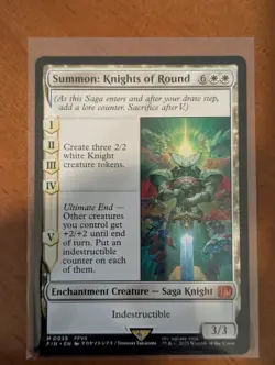 Summon: Knights of Round M 0036 MTG Final Fantasy NM+ - Image 1