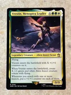 MTG NM Vrestin, Menoptra Leader [Doctor Who] - Image 1