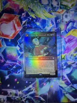Magic MTG Avatar Borderless Aang at the Crossroads Destined Savior Foil Showcase - Image 1