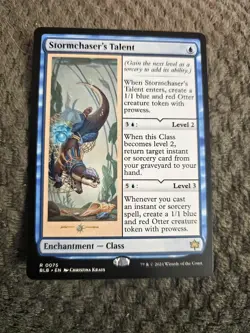 Magic the Gathering #75 Stormchaser's Talent Regular - Image 1