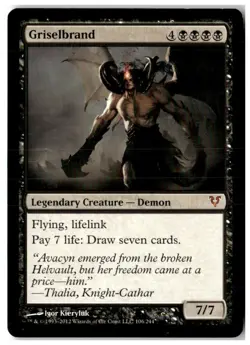 MTG Griselbrand - Avacyn Restored Moderately Played English - Image 1