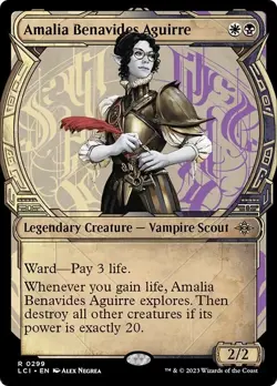Showcase AMALIA BENAVIDES AGUIRRE mtg NM-M Lost Caverns of Ixalan 1 Rare - Image 1
