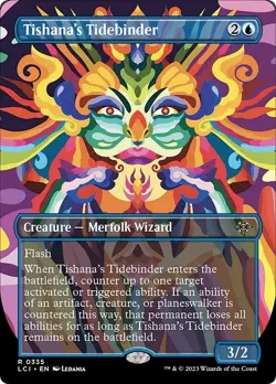 Borderless TISHANA'S TIDEBINDER mtg NM-M Lost Caverns of Ixalan 1 Rare - Image 1