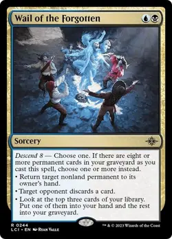 WAIL OF THE FORGOTTEN x4 mtg NM-M Lost Caverns of Ixalan 4 Rare - Image 1