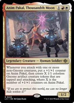 ANIM PAKAL, THOUSANDTH MOON mtg NM-M Lost Caverns of Ixalan 1 Rare - Image 1