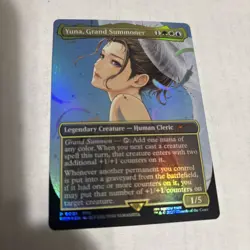 Yuna, Grand Summoner X1 BORDERLESS FOIL-NM/M- WPN & Gateway Promos - Image 1