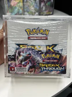 Pokemon XY Break Through Booster Box factory SEALED 2015 rare! W/ acrylic box - Image 2