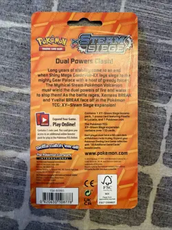 2016 POKEMON TCG XY STEAM SIEGE BLISTER PACK W/ FLOETTE XY139 HOLO PROMO SEALED - Image 2
