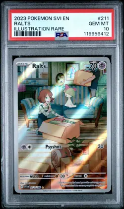 (AUS) Pokemon TCG 2023 Scarlet & Violet Ralts 211/198 PSA 10 - Image 3