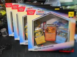 NEW Lot of Four (4) Pokemon Prismatic Evolutions Poster Collections SEALED! - Image 4