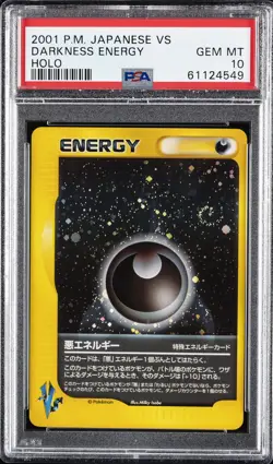 2001 POKEMON JPN VS DARKNESS ENERGY-HOLO PSA 10 - Image 1