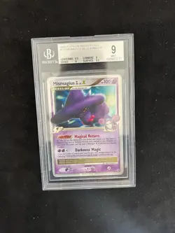 Mismagius GL LV. X 110 Platinum Rising Rivals Holo Pokemon BGS 9 MINT Swirl - Image 1