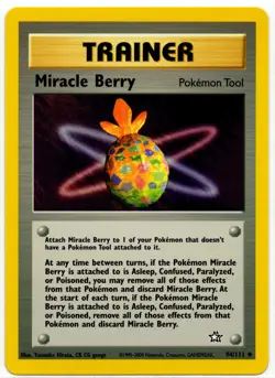 Pokemon - Neo Genesis Miracle Berry 94/111 NM - Image 1