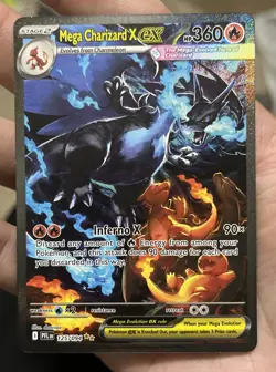 Mega Charizard X EX SIR 125/094 Phantasmal Flames English Pokemon TCG Pack Fresh - Image 1