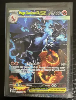 Mega Charizard X EX SIR 125/094 Phantasmal Flames English Pokemon TCG Pack Fresh - Image 2
