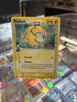2006 Pokemon EX Holon Phantoms Delta PSYDUCK Rev Foil Holo Stamp 81/110 - Image 1