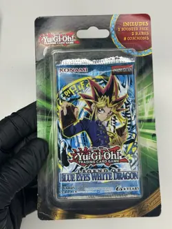 QTY 3 sealed Yu-Gi-Oh TCG Legend of Blue Eyes White Dragon Blister Booster Pack - Image 4