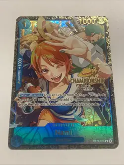 Nami OP09-050 Championship Regional Promo Prize One Piece Card English - Image 1