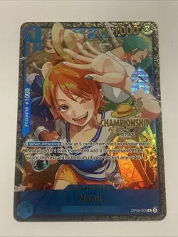 Nami OP09-050 Championship Regional Promo Prize One Piece Card English - Image 2