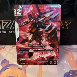 Strike Rouge R+ Alt Art GD01-069 Newtype Rising Gundam TCG Card Game English NM - Image 1