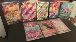 Pokemon TCG Full Art V Ultra Rare 8-card Lot Near Mint Condition - Image 3