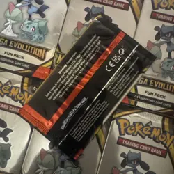 Pokemon Mega Evolution Trading Card Fun Pack Mega Discovery Exclusive 8 Packs 🔥 - Image 2