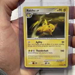 Pokemon Raichu 45/100 MD Majestic Dawn LP Lightly Played Pokemon Nintendo Card - Image 1