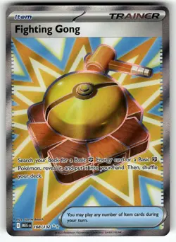 Fighting Gong 168/132 ME01: Mega Evolution NM Pokemon Card TCG - Image 1