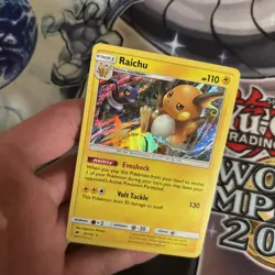 (SU) Raichu 41/147 Holo Rare Burning Shadows Sun & Moon Pokemon Card LP - Image 3